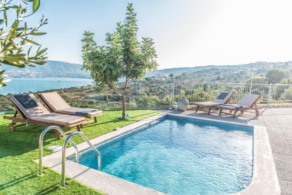 Natural landscape, Pool view, Sea view, Swimming pool