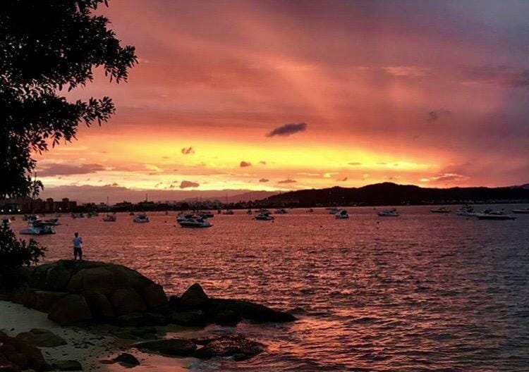 Sea view, Sunset