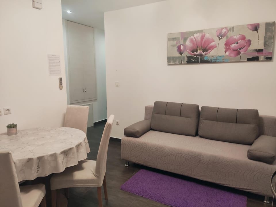 Living room, kitchen