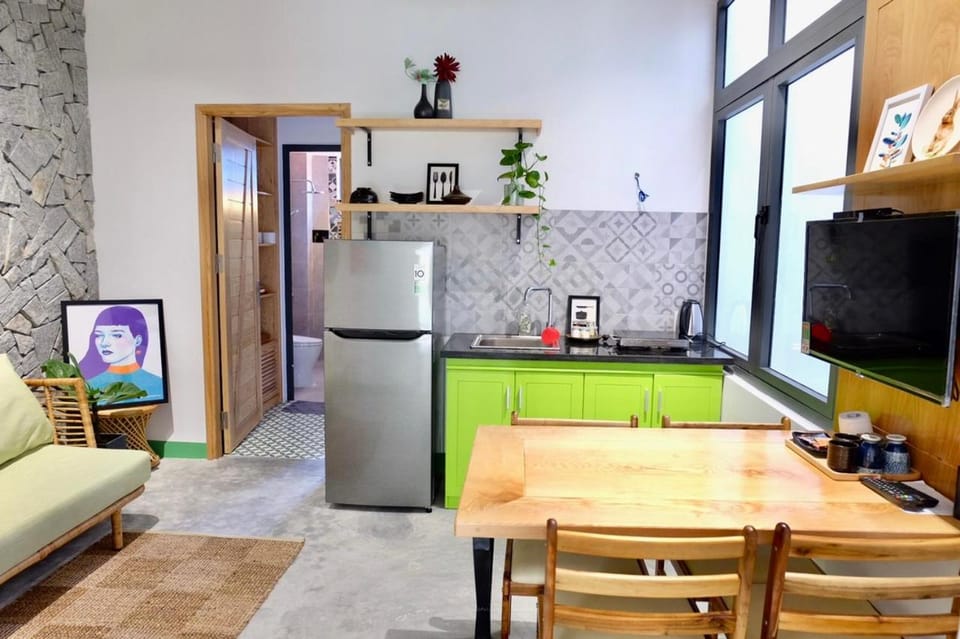 TV and multimedia, Kitchen or kitchenette, Seating area, Dining area