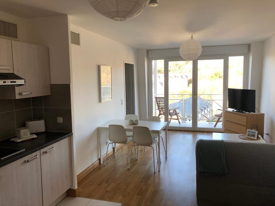 Kitchen or kitchenette, Living room