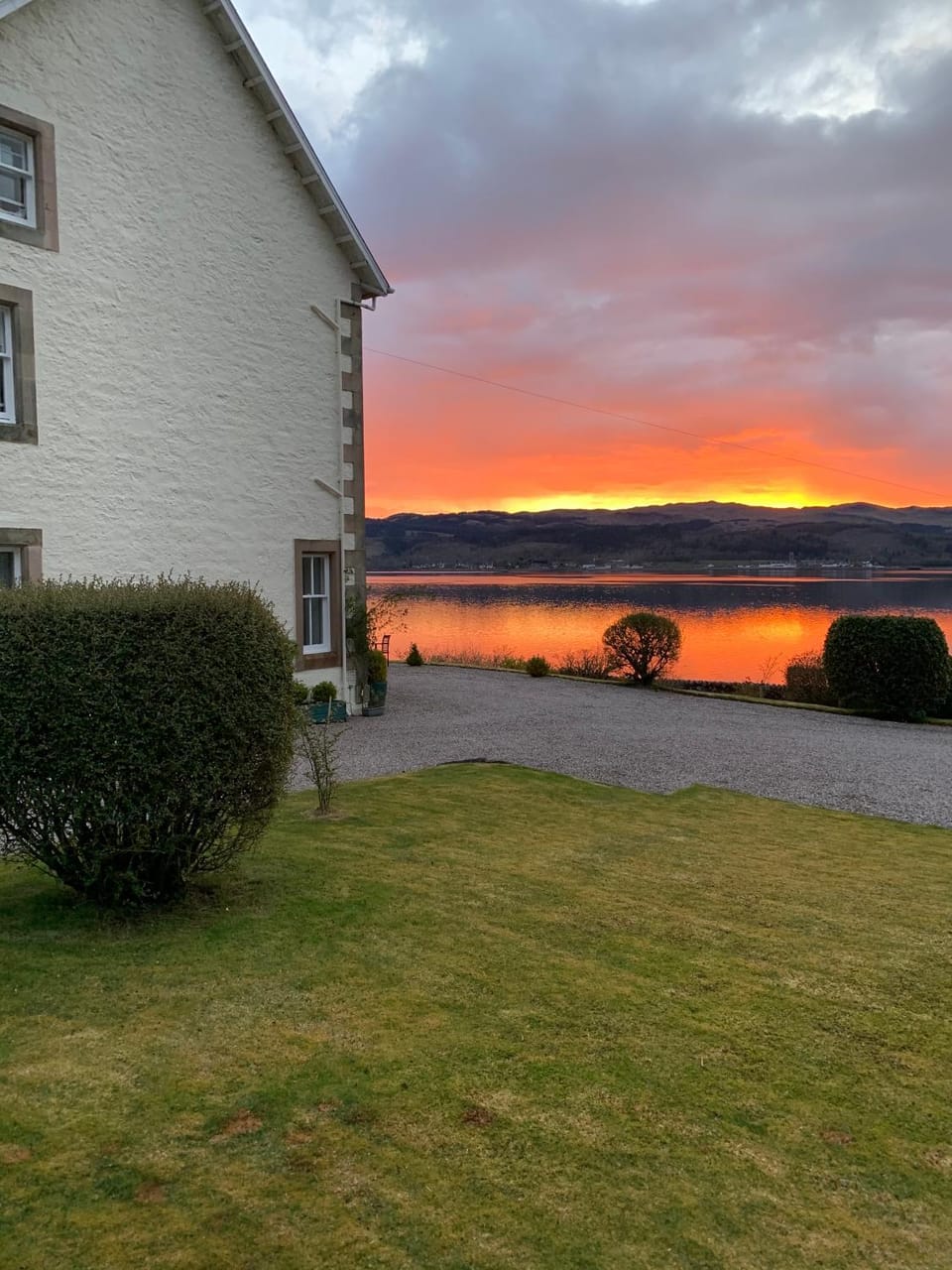 Property building, Sunset