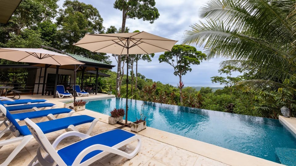Natural landscape, Pool view, Sea view, Swimming pool, sunbed
