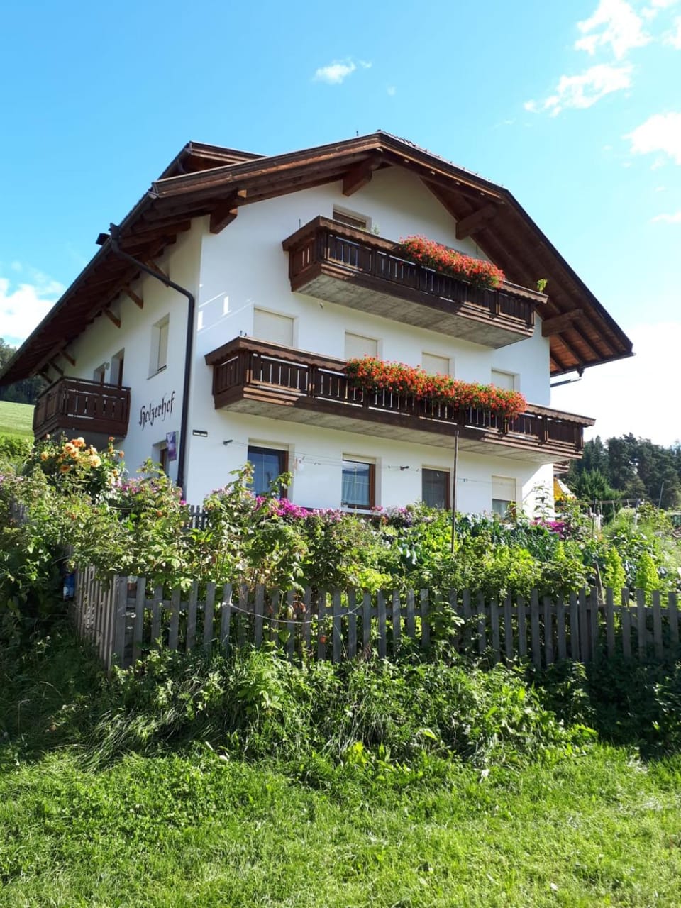 Property building, Garden view