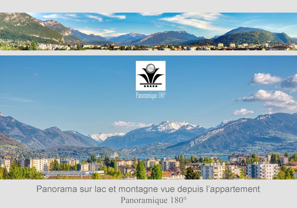 Panoramique 180 lac et montagne et Nid Secret spa romantique Apartment in Annecy