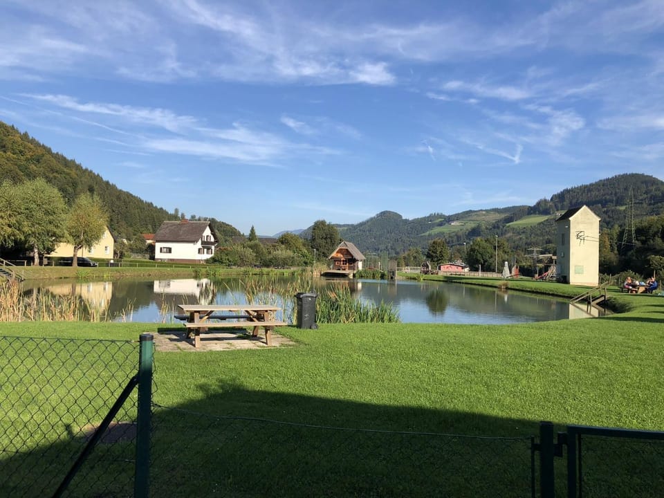 Natural landscape, Lake view