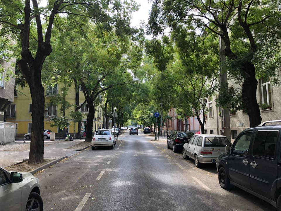 Quiet street view
