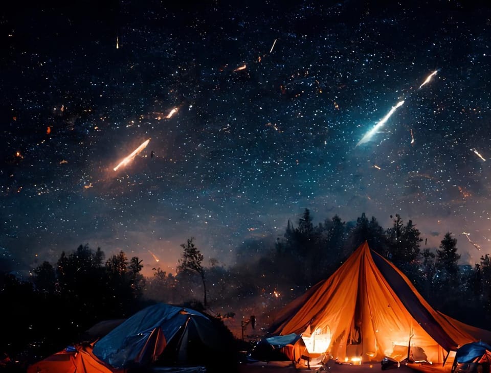 Night, Text overlay