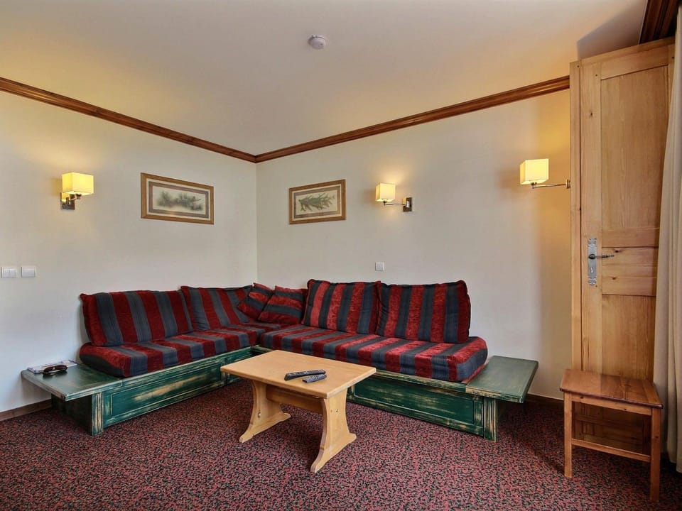 Appartement 3 pièces, 2 salles de bains, 6 pers, pistes Plagne Soleil - FR-1-455-48 Apartment in Mâcot-la-Plagne