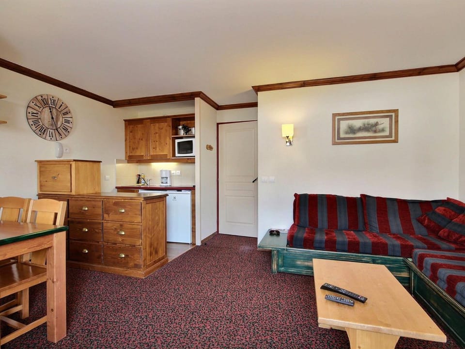 Appartement 3 pièces, 2 salles de bains, 6 pers, pistes Plagne Soleil - FR-1-455-48 Apartment in Mâcot-la-Plagne