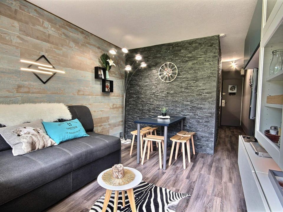 Studio cabine rénové 3/4 pers. à Plagne Centre - FR-1-455-68 Cabin in Mâcot-la-Plagne