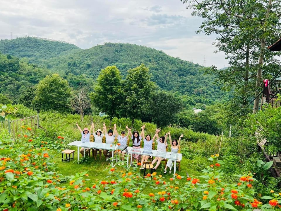 Day, People, Natural landscape, Garden, Garden view, Mountain view, group of guests