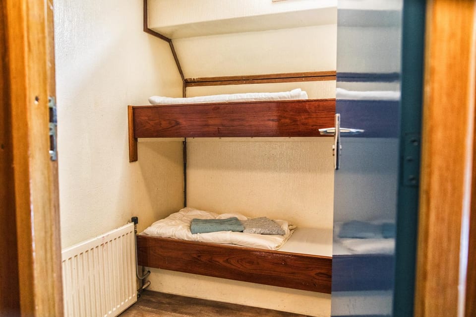 Vita Nova Docked boat in Amsterdam