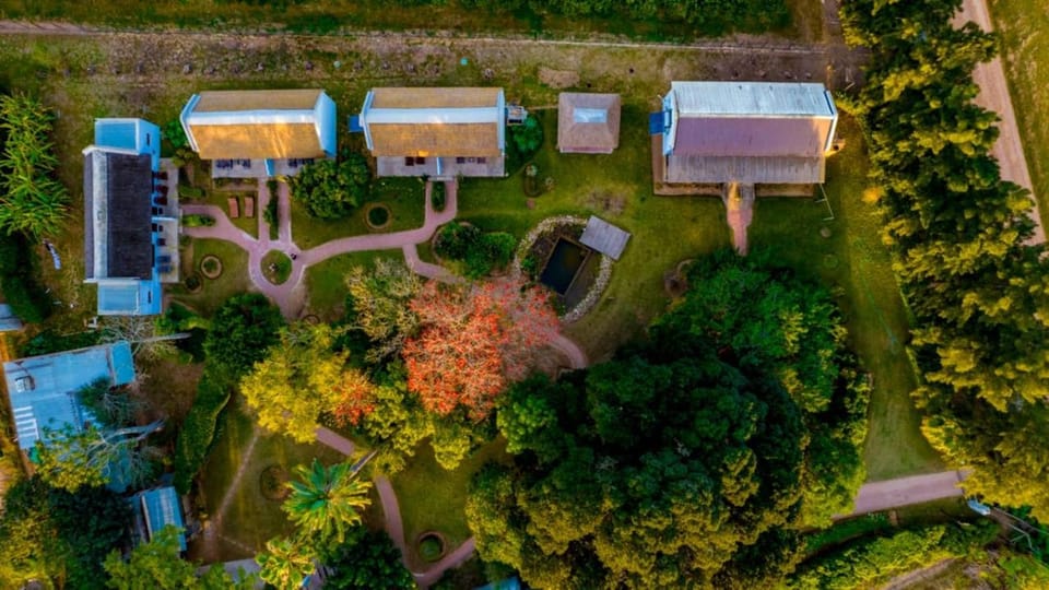 Property building, Natural landscape, Bird's eye view, Garden view