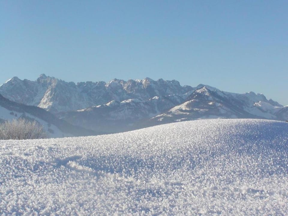 Natural landscape, Winter, Mountain view