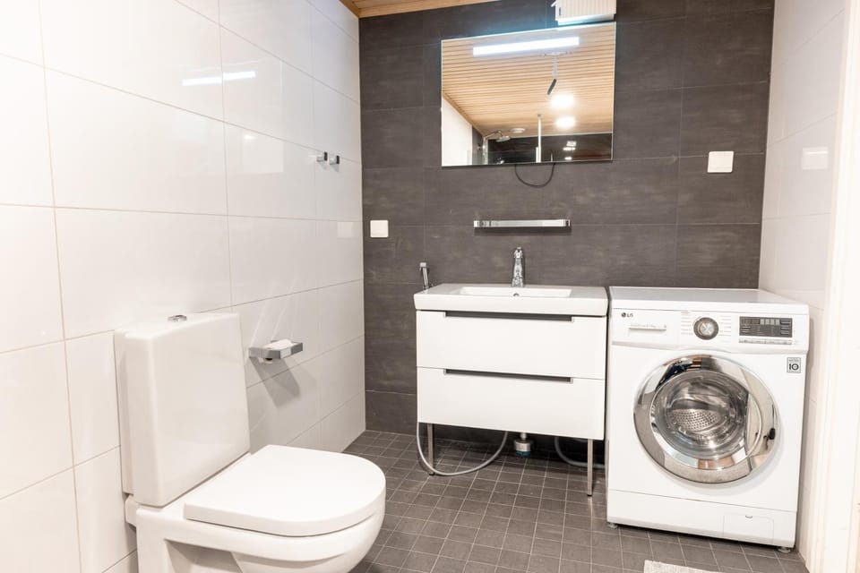 Toilet, Bathroom, washing machine
