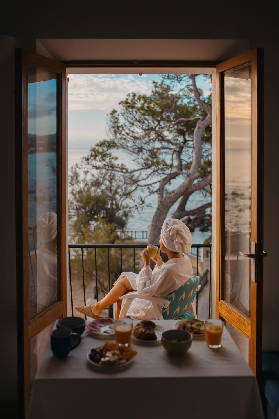 View (from property/room), Balcony/Terrace, Sea view