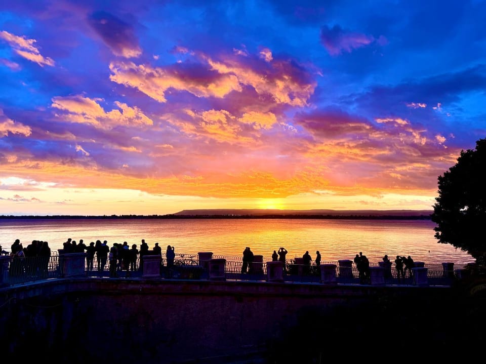 Nearby landmark, Sunset