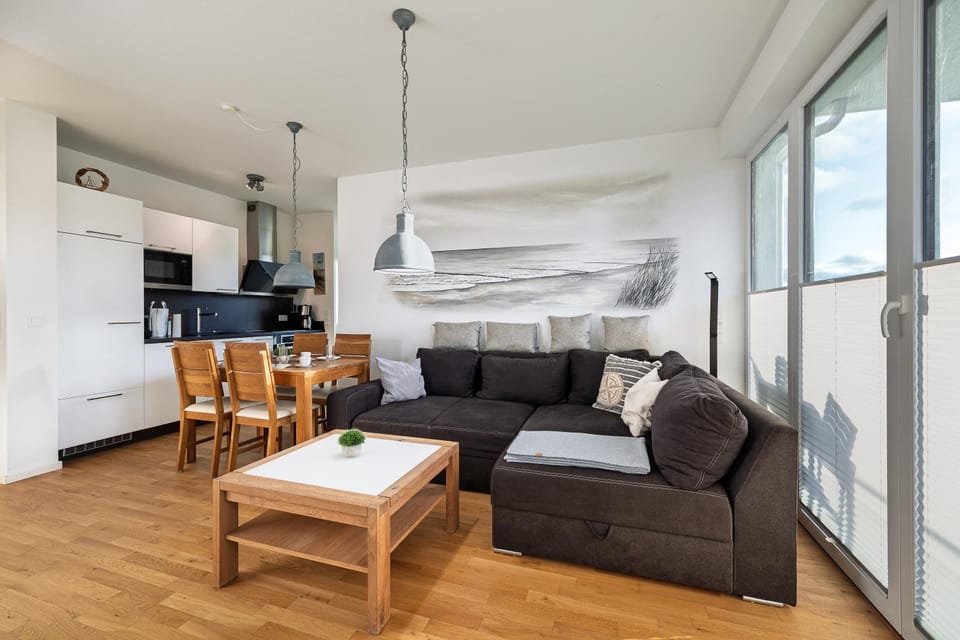 Kitchen or kitchenette, Living room, Dining area