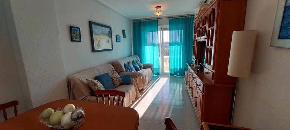 Living room, air conditioner