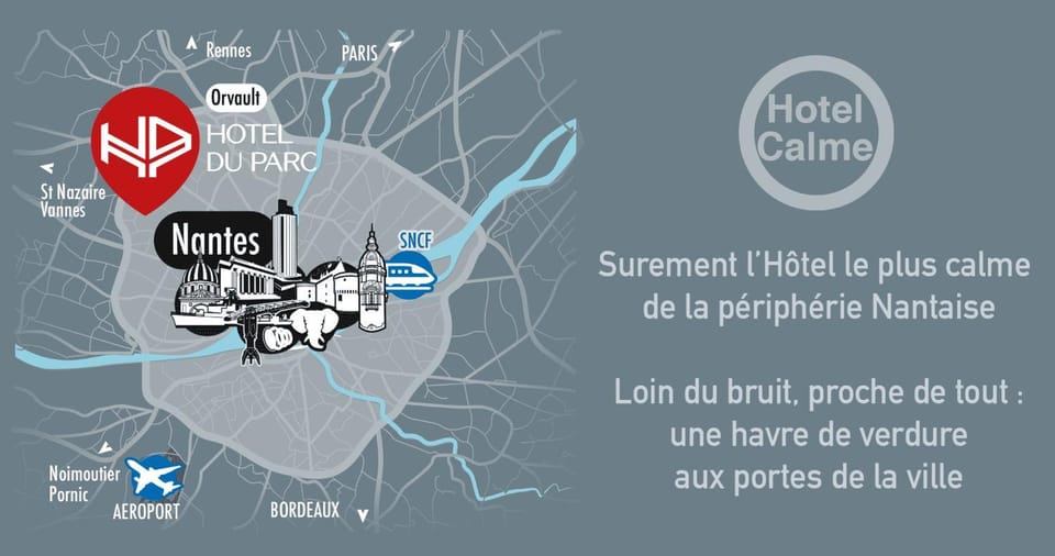 Hôtel du Parc Nantes Ouest Orvault Hotel in Nantes