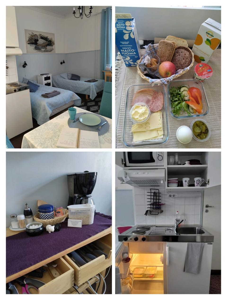 Kitchen or kitchenette, Food, Breakfast