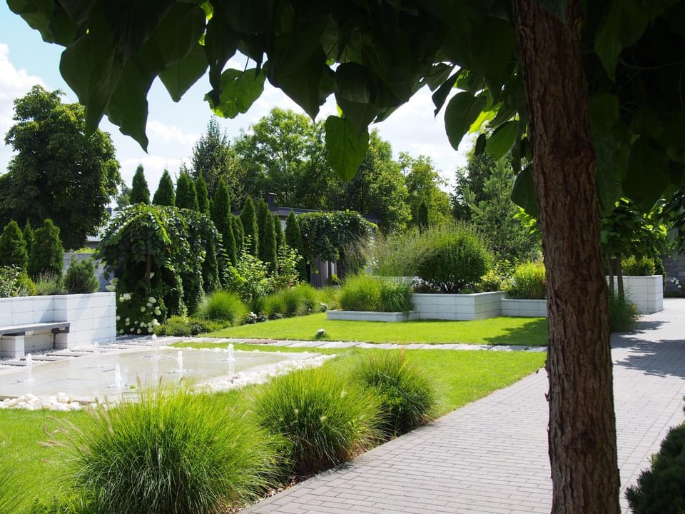 Spring, Day, Natural landscape, Garden, Garden view