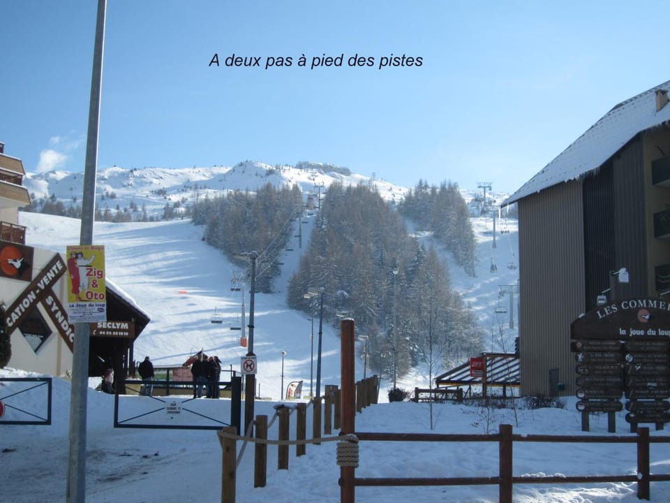 Winter, Skiing, Mountain view