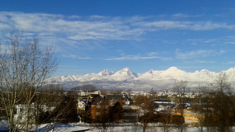 Nearby landmark, Neighbourhood, Natural landscape, Winter, City view, Mountain view