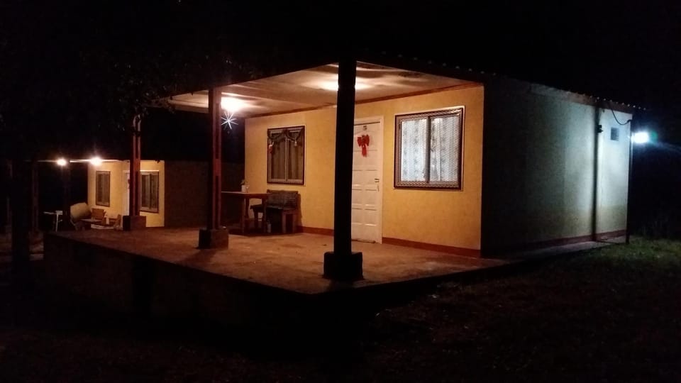 Property building, Patio, Night