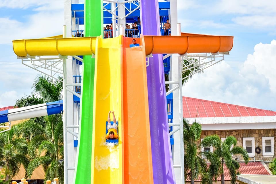 Aqua park, children