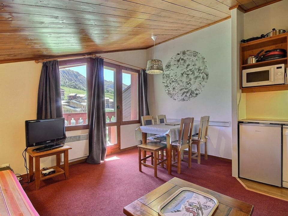 Appartement sud au pied des pistes, 5 pers., balcon - FR-1-455-7 Apartment in Mâcot-la-Plagne