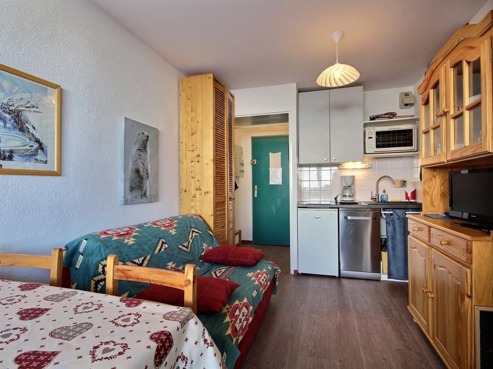 Appartement cosy 4 pers avec grande terrasse au pied des pistes Apartment in Mâcot-la-Plagne