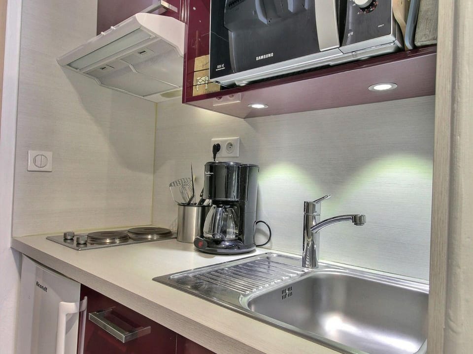 Studio rénové 3 pers, plein sud avec balcon à La Plagne - FR-1-455-129 Apartment in Mâcot-la-Plagne