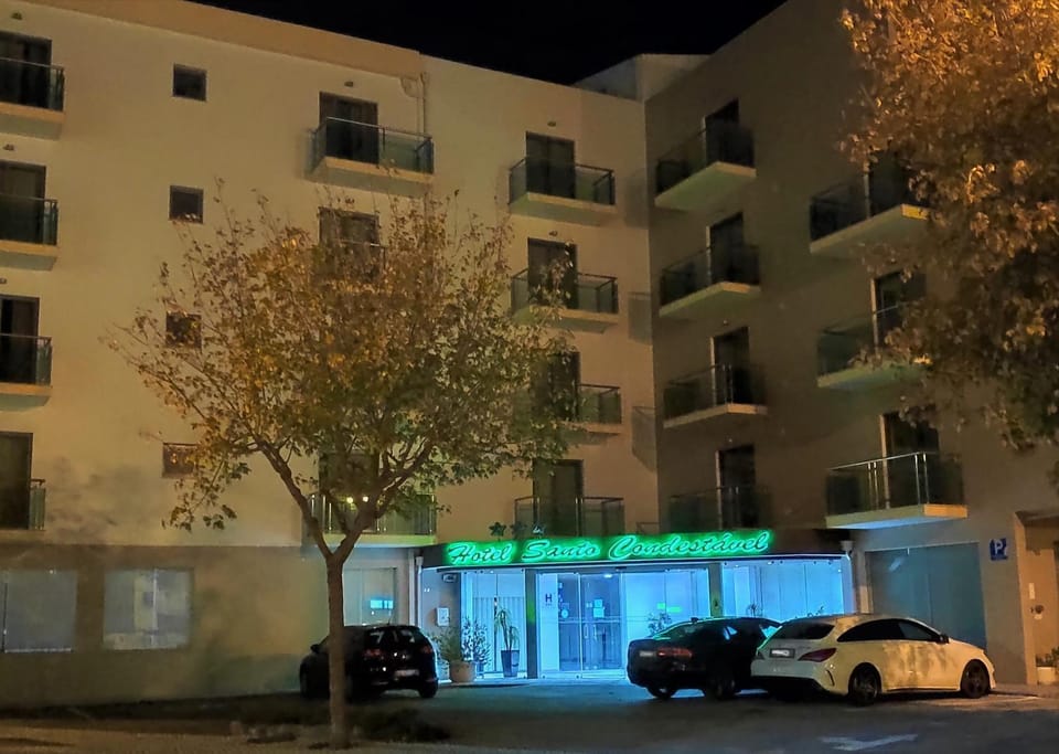 Property building, Facade/entrance, Off site, Night, Street view