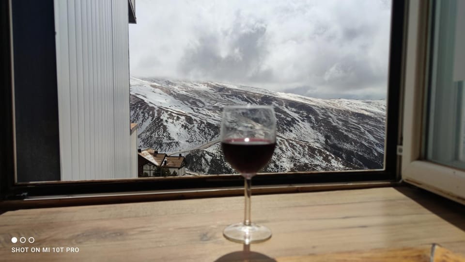 Winter, Mountain view, Drinks