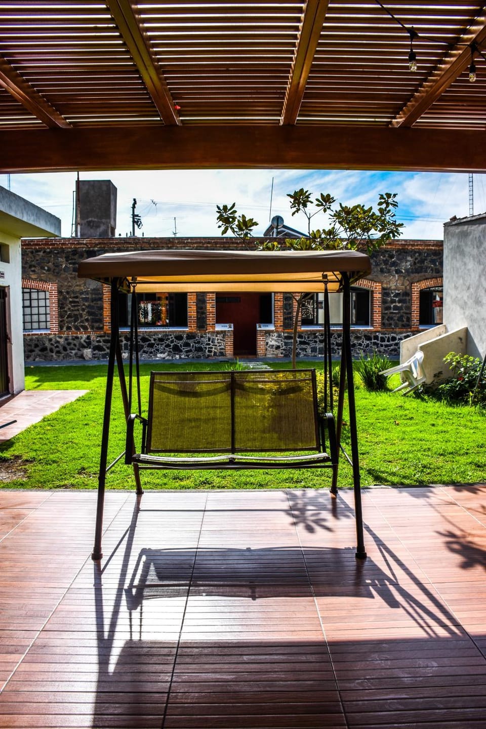 Property building, Patio