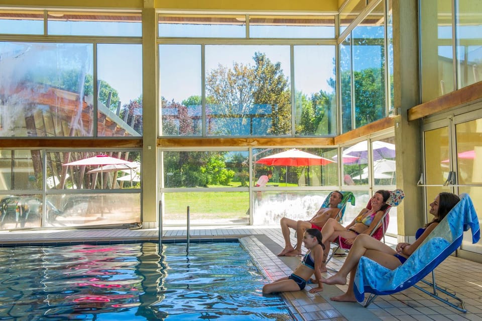 Summer, Garden view, Swimming pool, Family