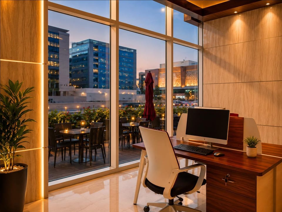 Lobby or reception, Business facilities, Seating area