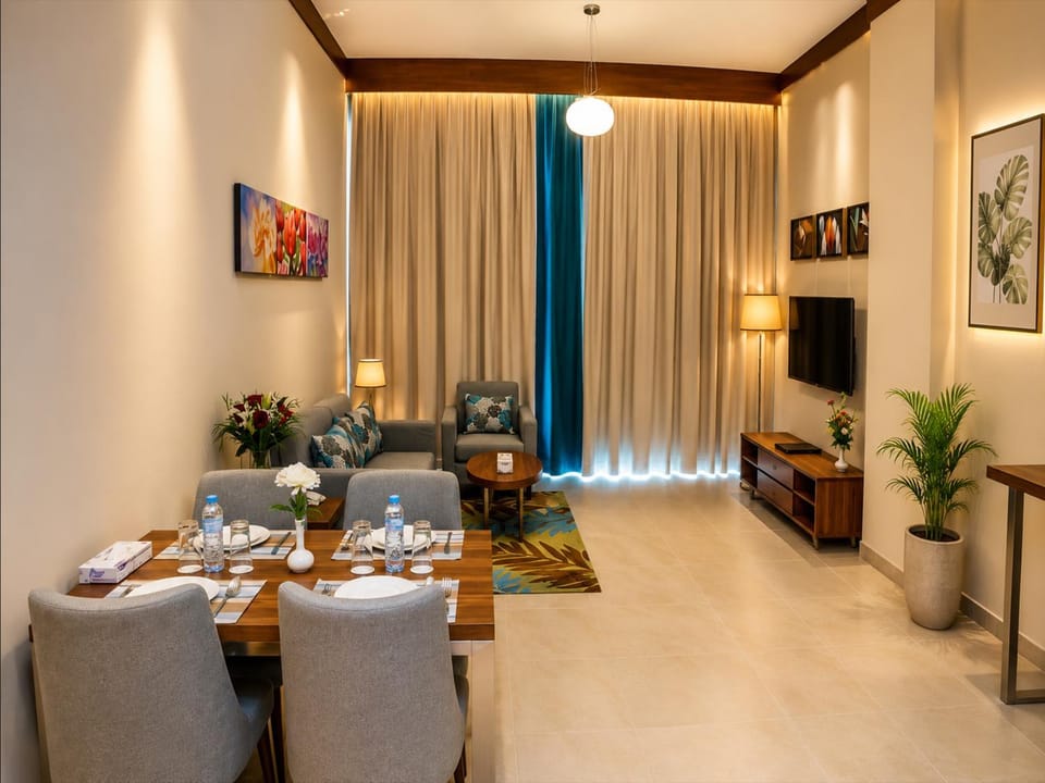 Living room, Dining area
