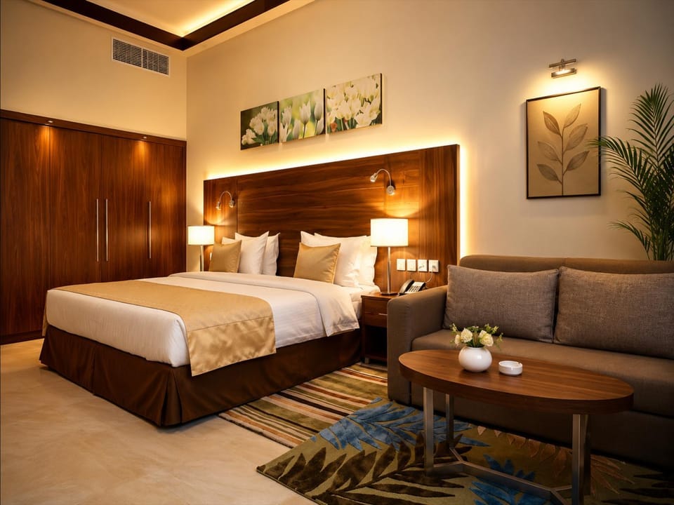 Bed, Living room