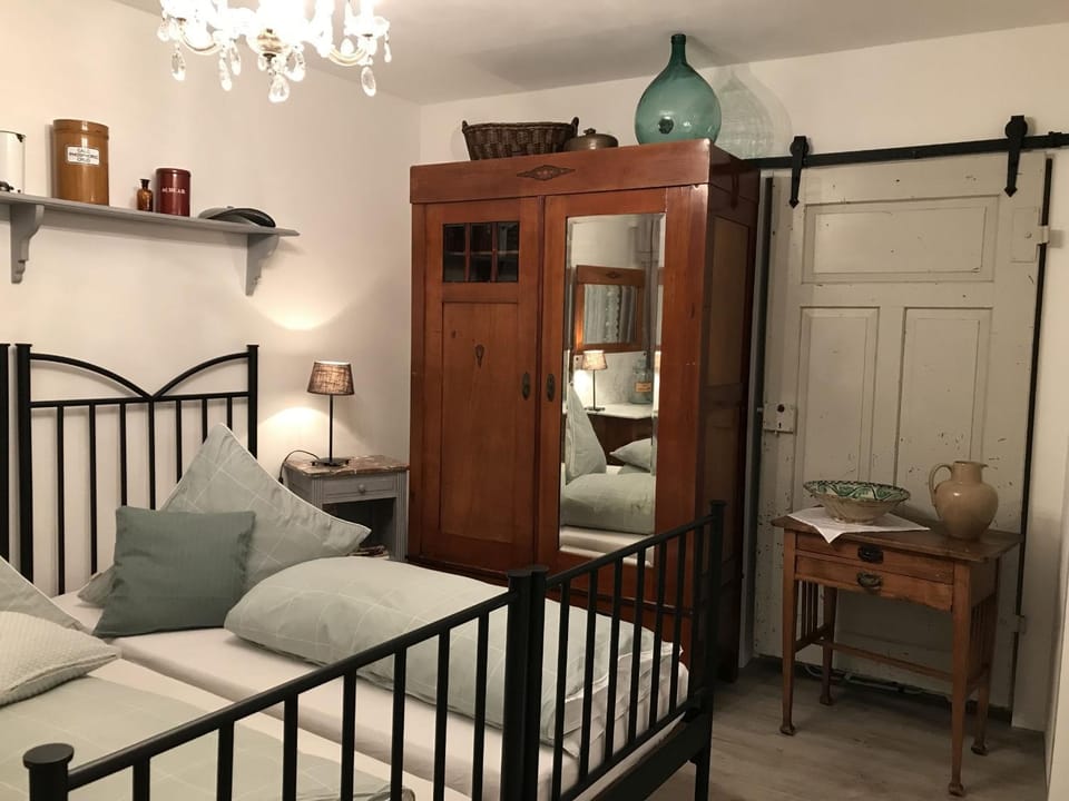 Property building, Living room, Bedroom