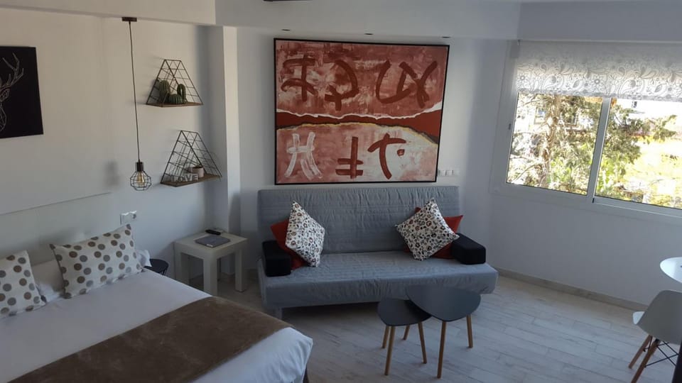 Living room, Seating area, Bedroom