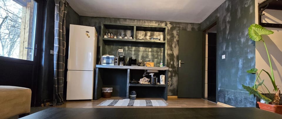Kitchen or kitchenette, Living room