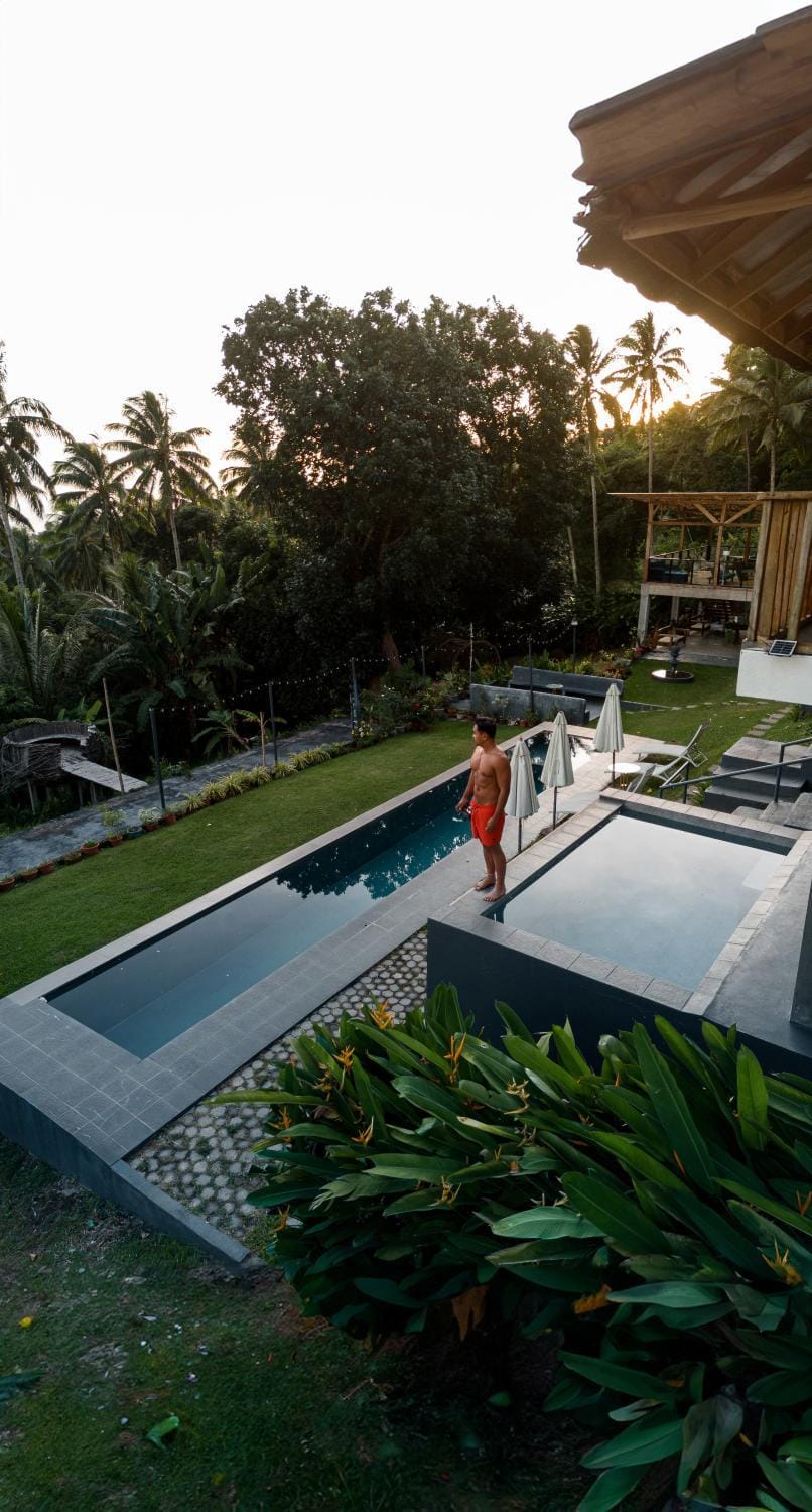 Pool view, Swimming pool