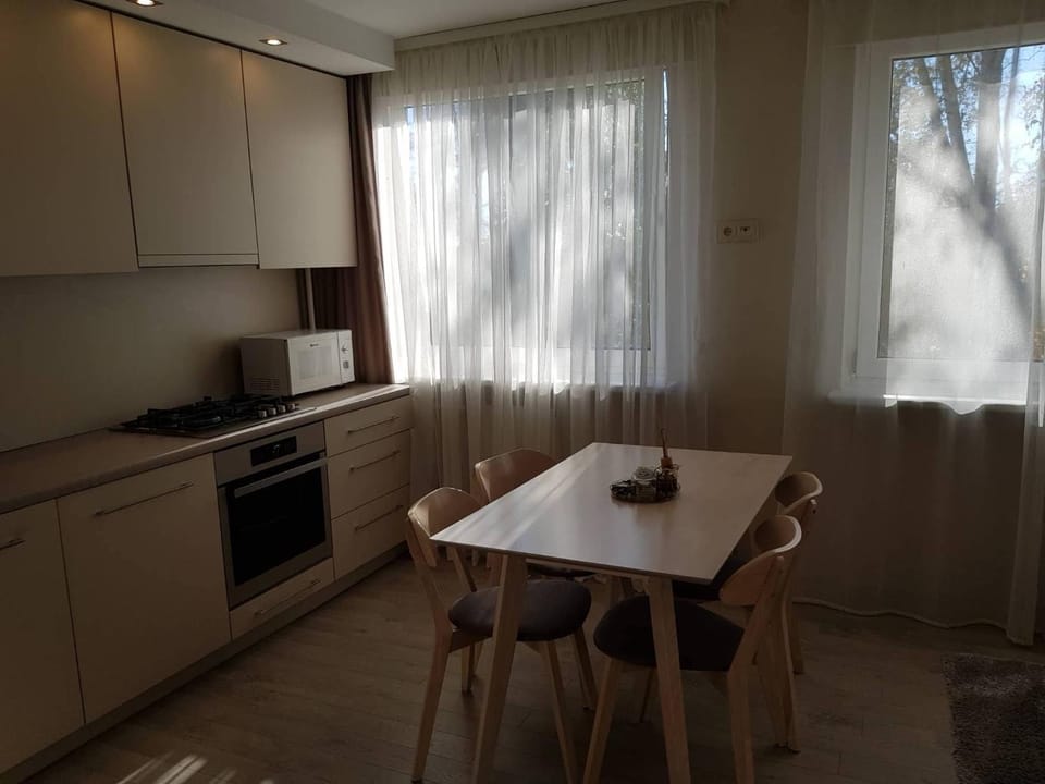 Kitchen or kitchenette, Dining area