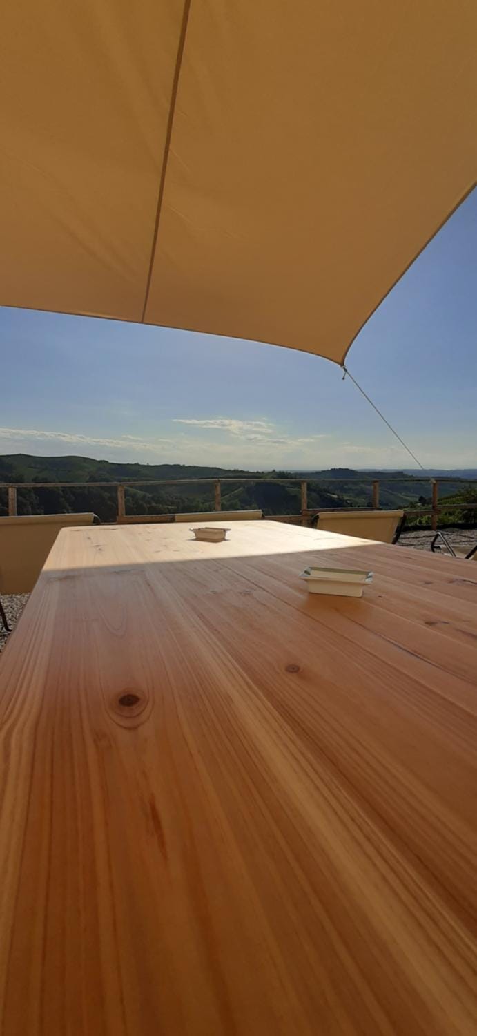 Patio, Balcony/Terrace, Decorative detail, Decorative detail, Landmark view, Landmark view, hair dresser, locker, locker