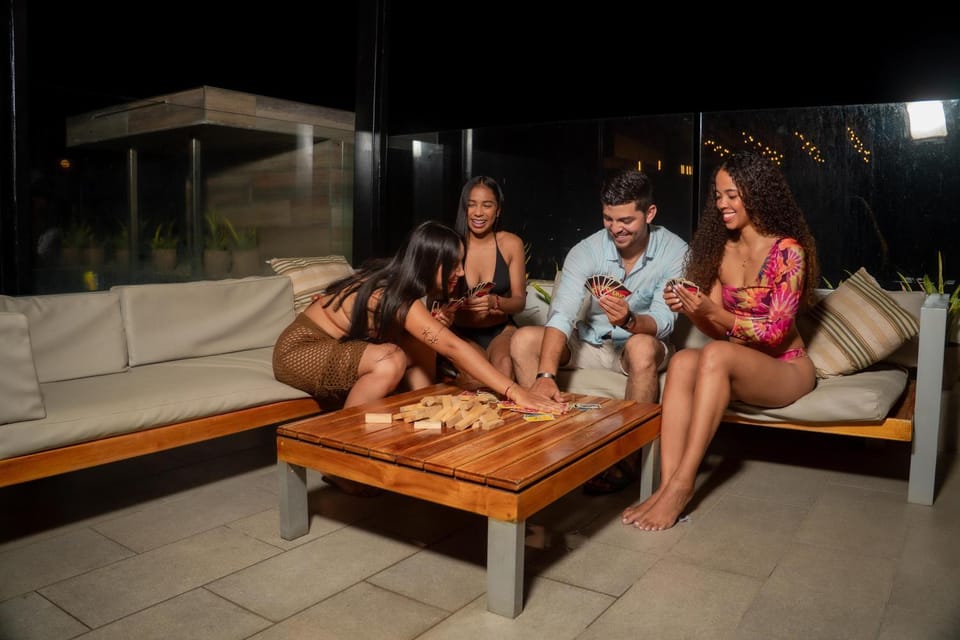 Night, People, Balcony/Terrace, group of guests