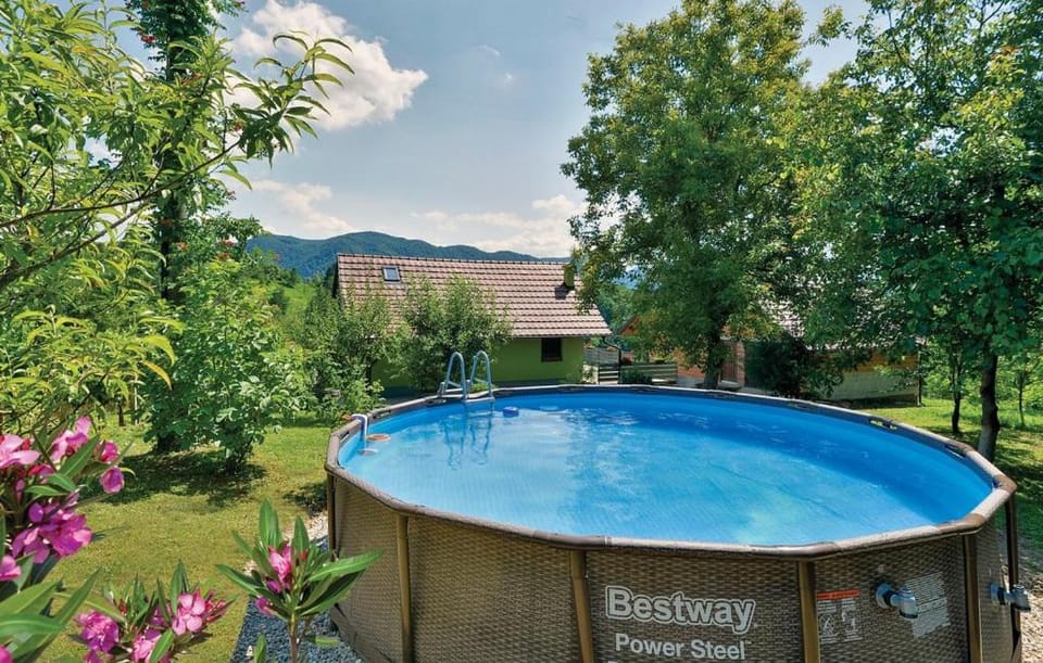Spring, Garden, Swimming pool