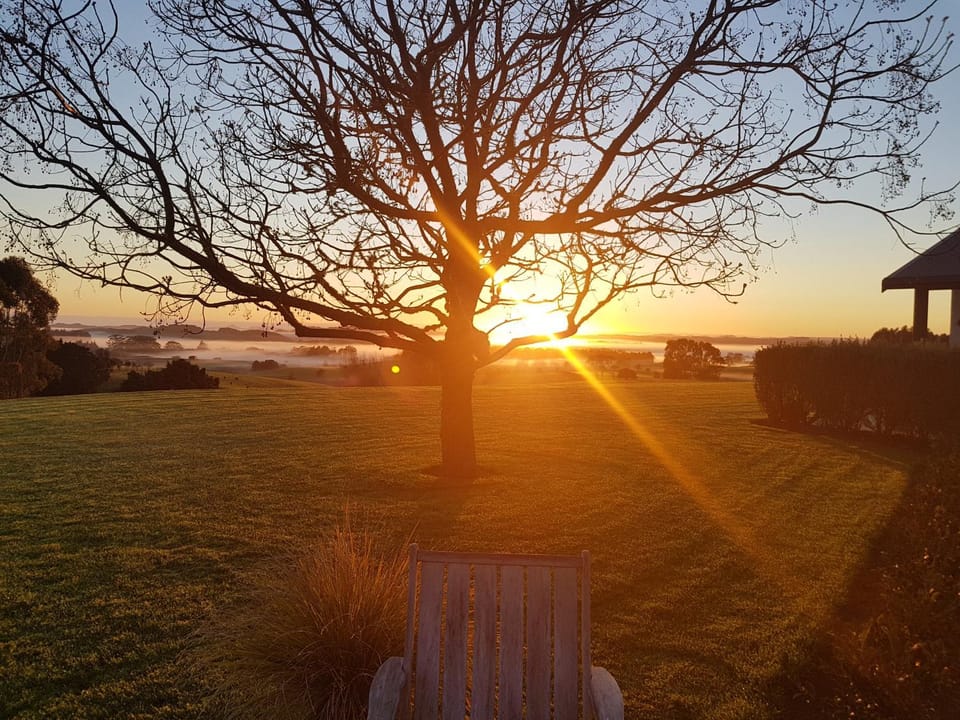 On site, Garden view, Sunrise